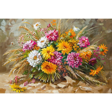 Flower Meadow Acrylic Canvas